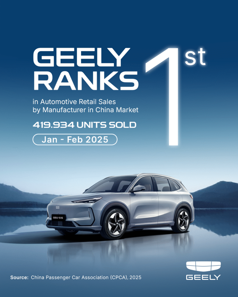 Model Mobil Geely EX 5